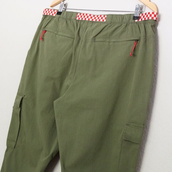 NEW The Great. + Eddie Bauer The Canvas Hiking Cargo Pants 16 Olive Green $150 - Picture 11 of 16